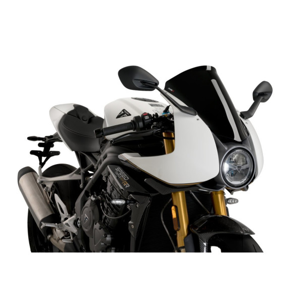 Puig Puig r-racer screen | black (opaque) | triumph speed triple 1200 rr 2022>current